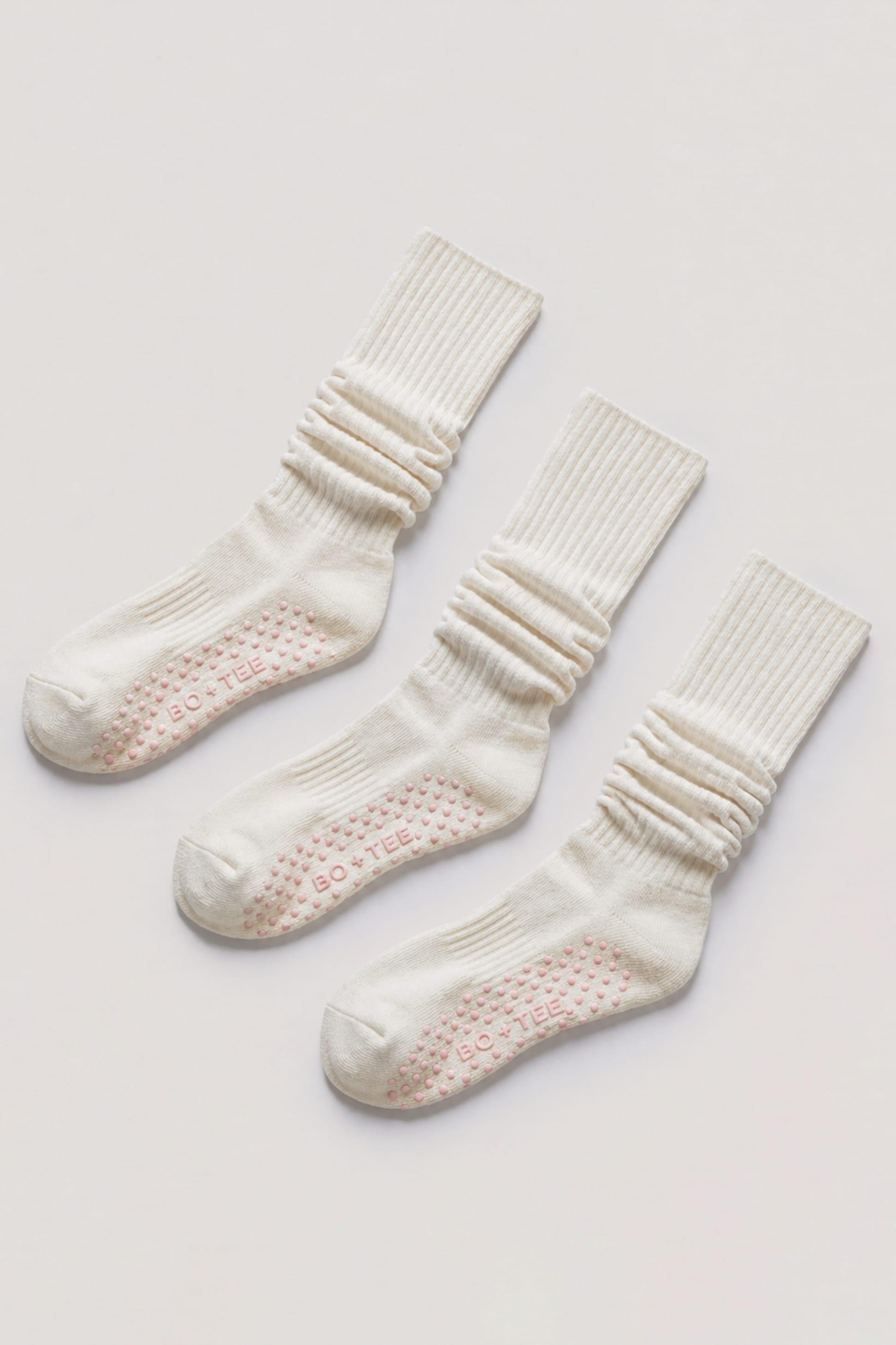 ピラティス用ソックス3足セット（ココナッツ