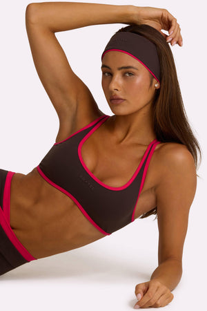 Soft Active Sports Bra In Truffle