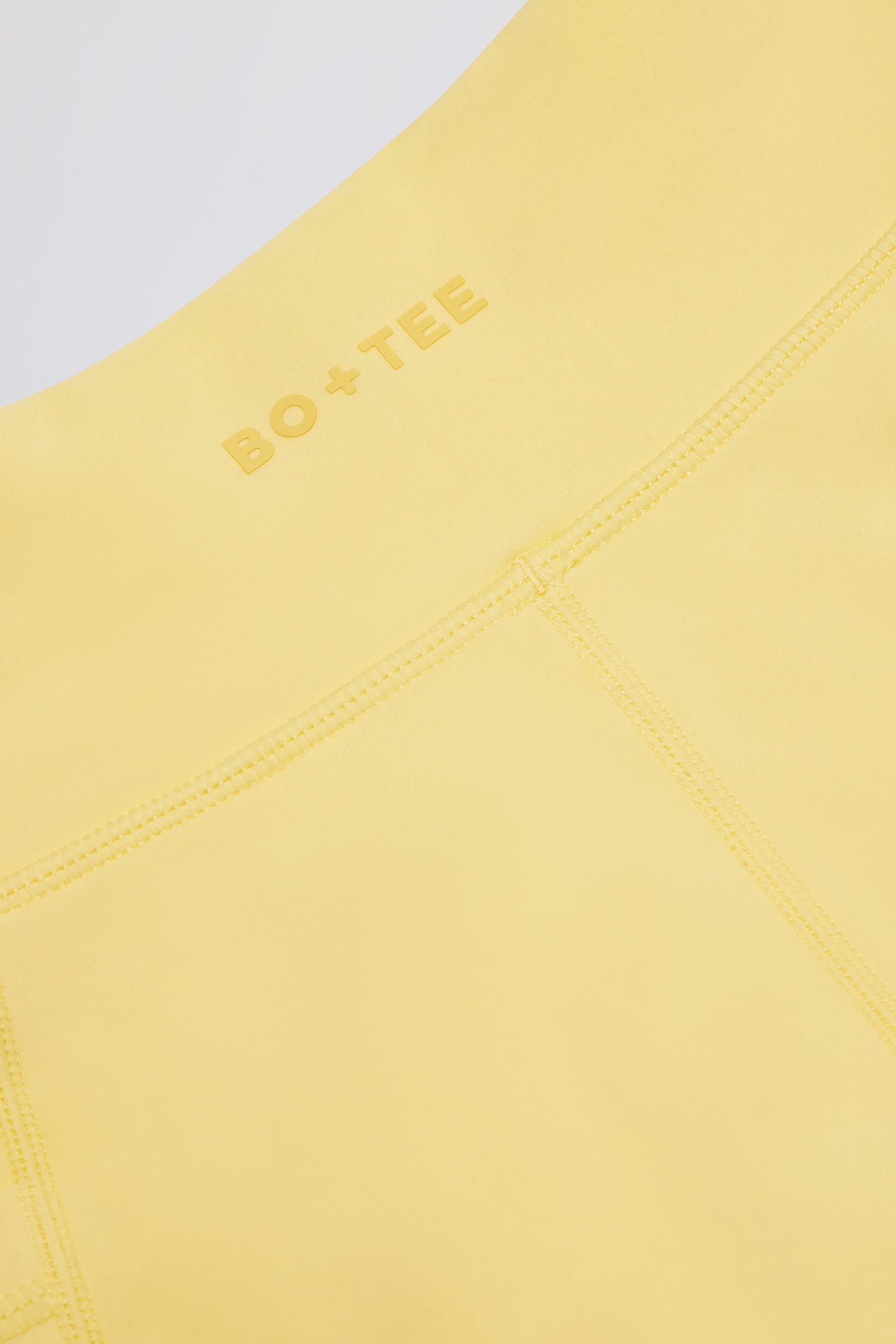 Soft Active Pocket V-waist Mini Shorts In Lemon