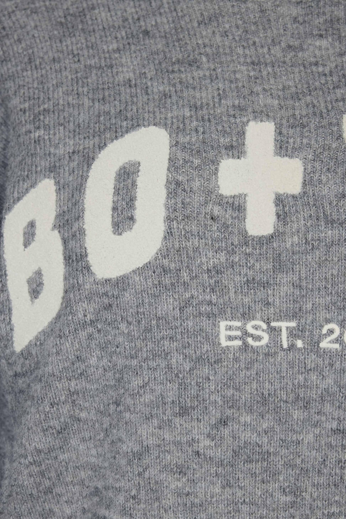 Soft Knit Oversized Jumper In Grey