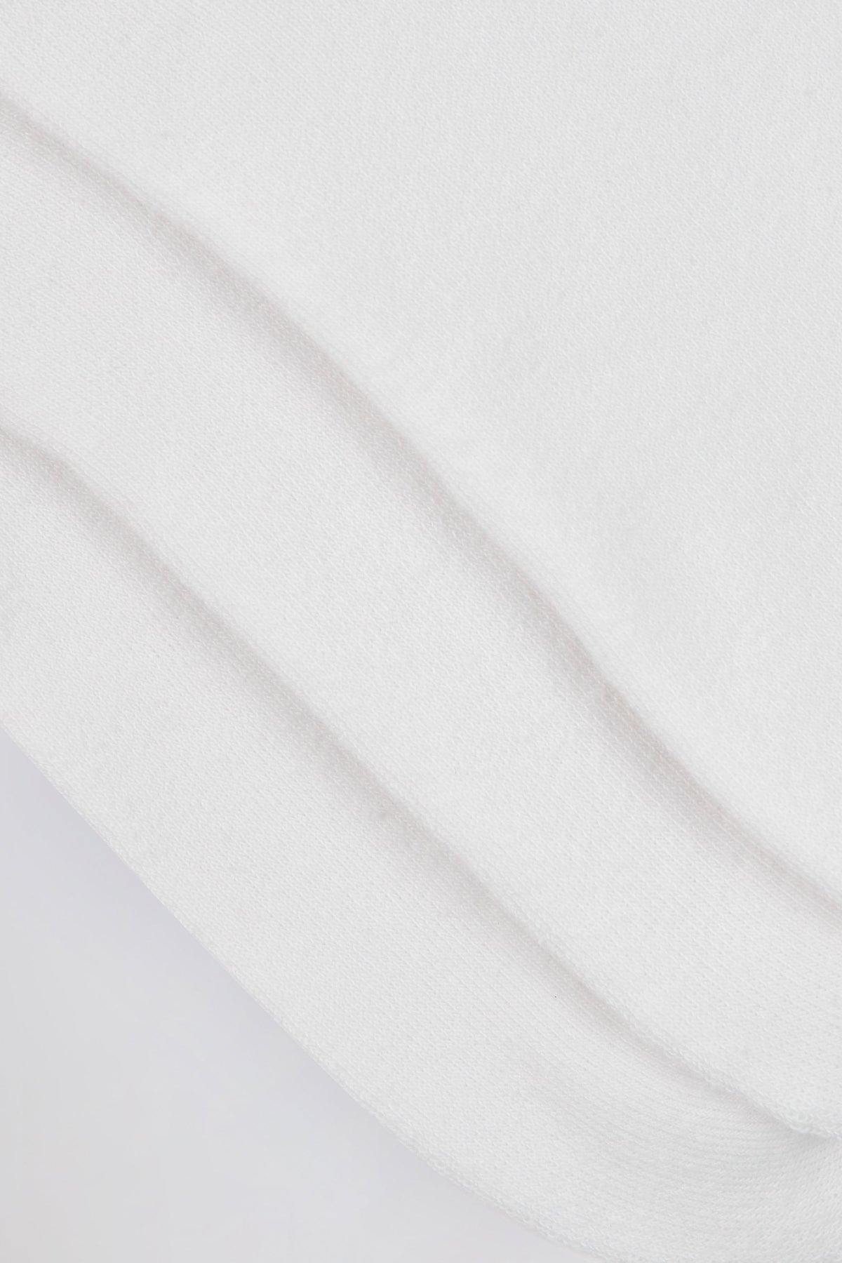 Ribbed Crew Sock Bundle In White