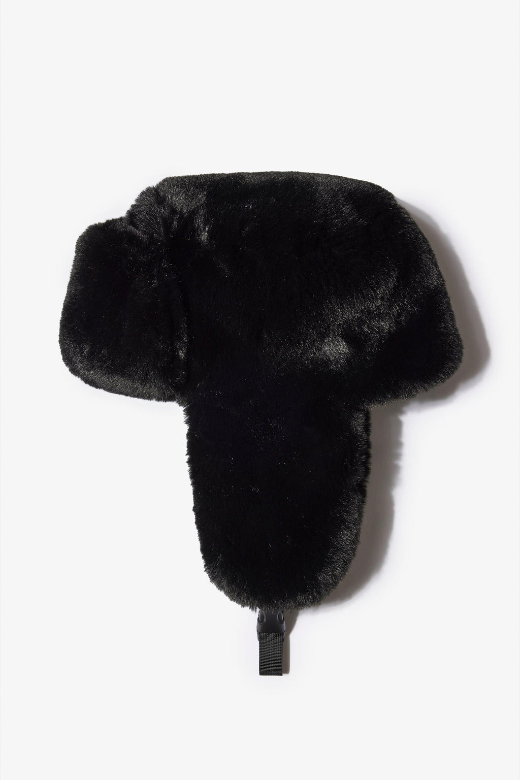 Faux-fur Trapper Hat In Black