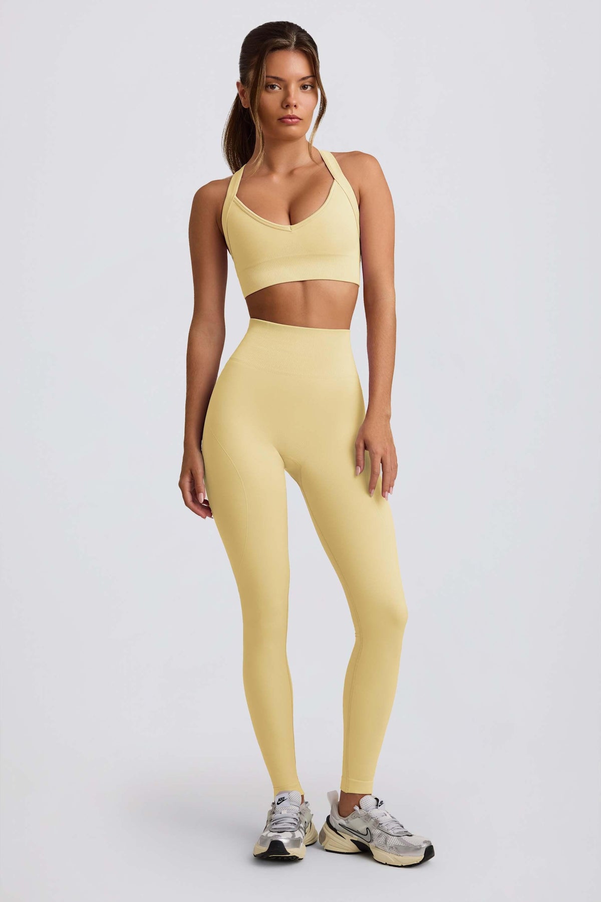 Super Sculpt Seamless High-waist Leggings In Butter