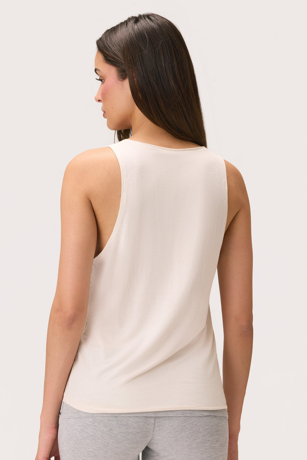 Buttercloud™ Slouchy Tank Top In Coconut