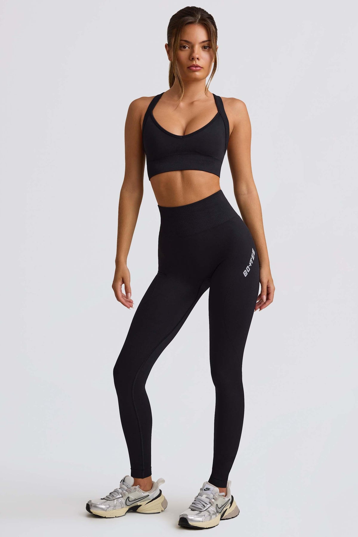 Super Sculpt Seamless High-waist Leggings In Black