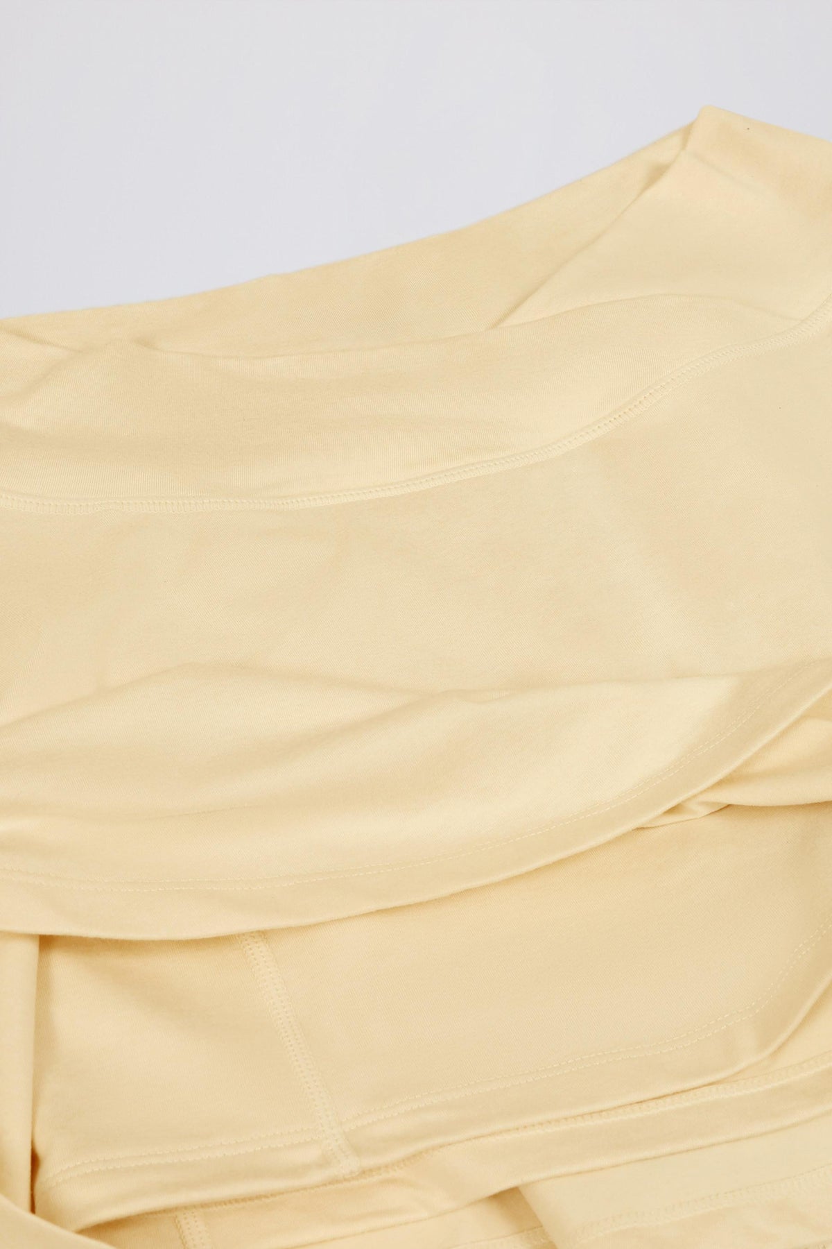 Soft Active Mini Skort In Lemon Marl