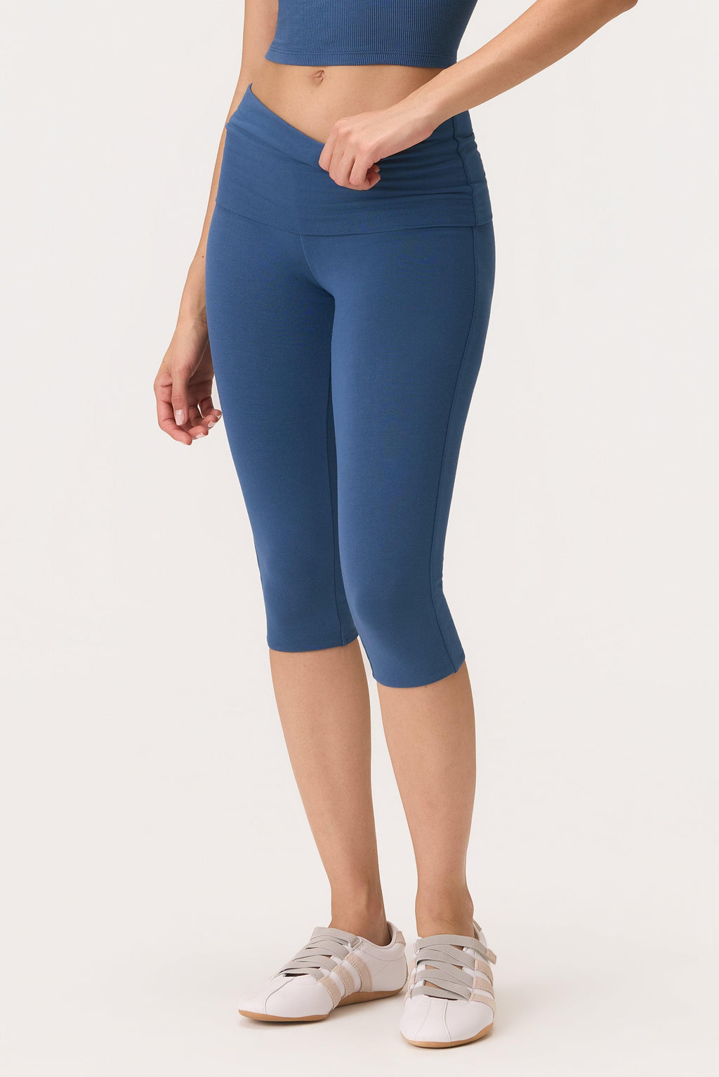 Buttercloud™ Capri Leggings In Marine