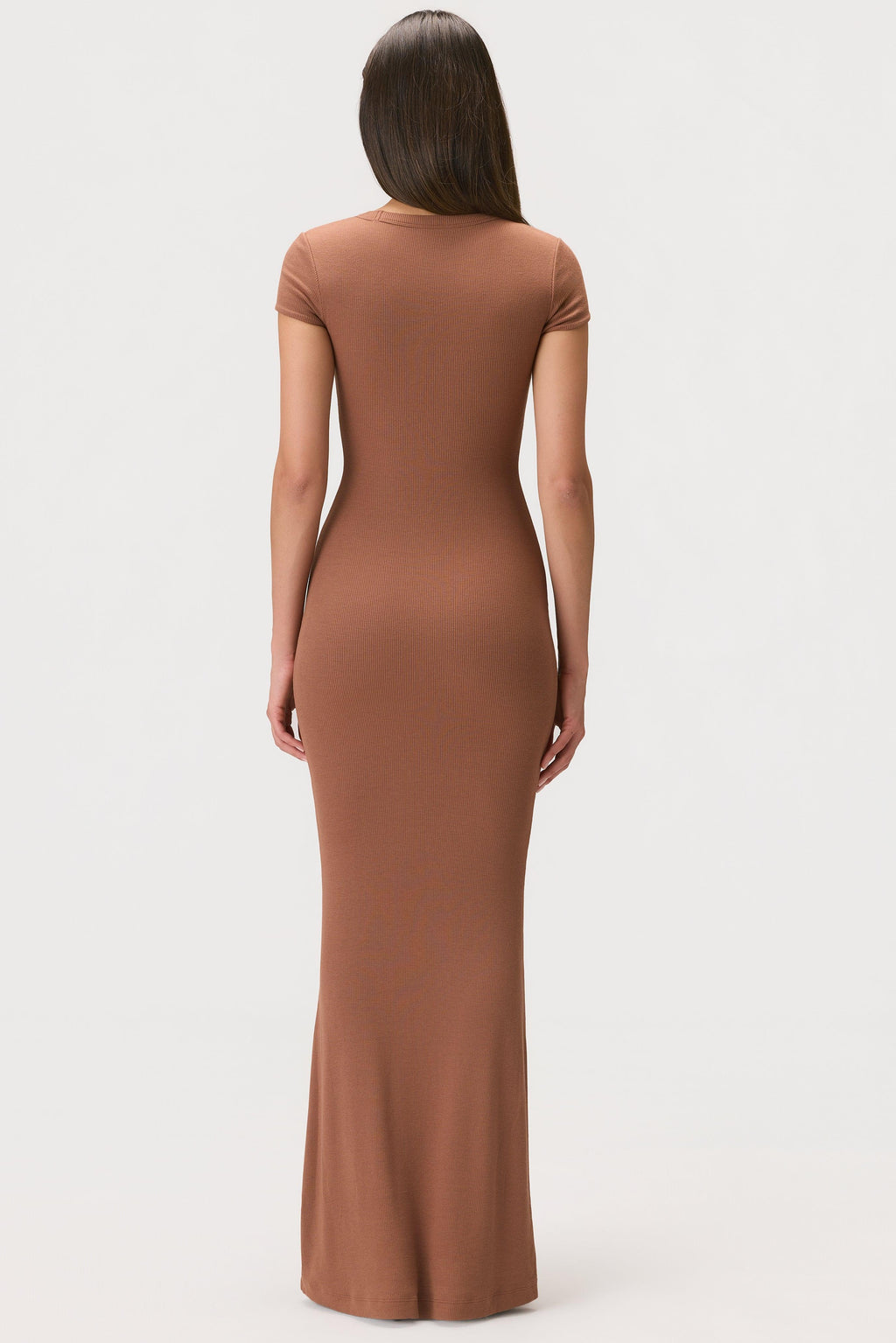 Buttercloud™ Cap Sleeve Maxi Dress In Cocoa