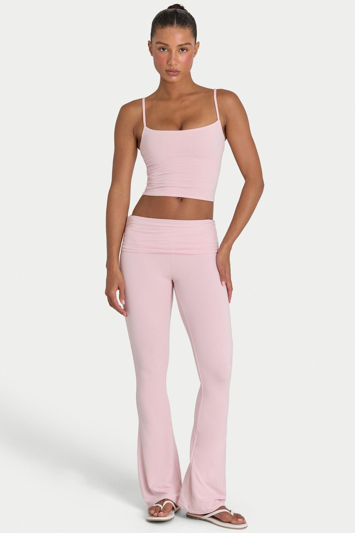 Buttercloud™ Crop Tank Top In Blush