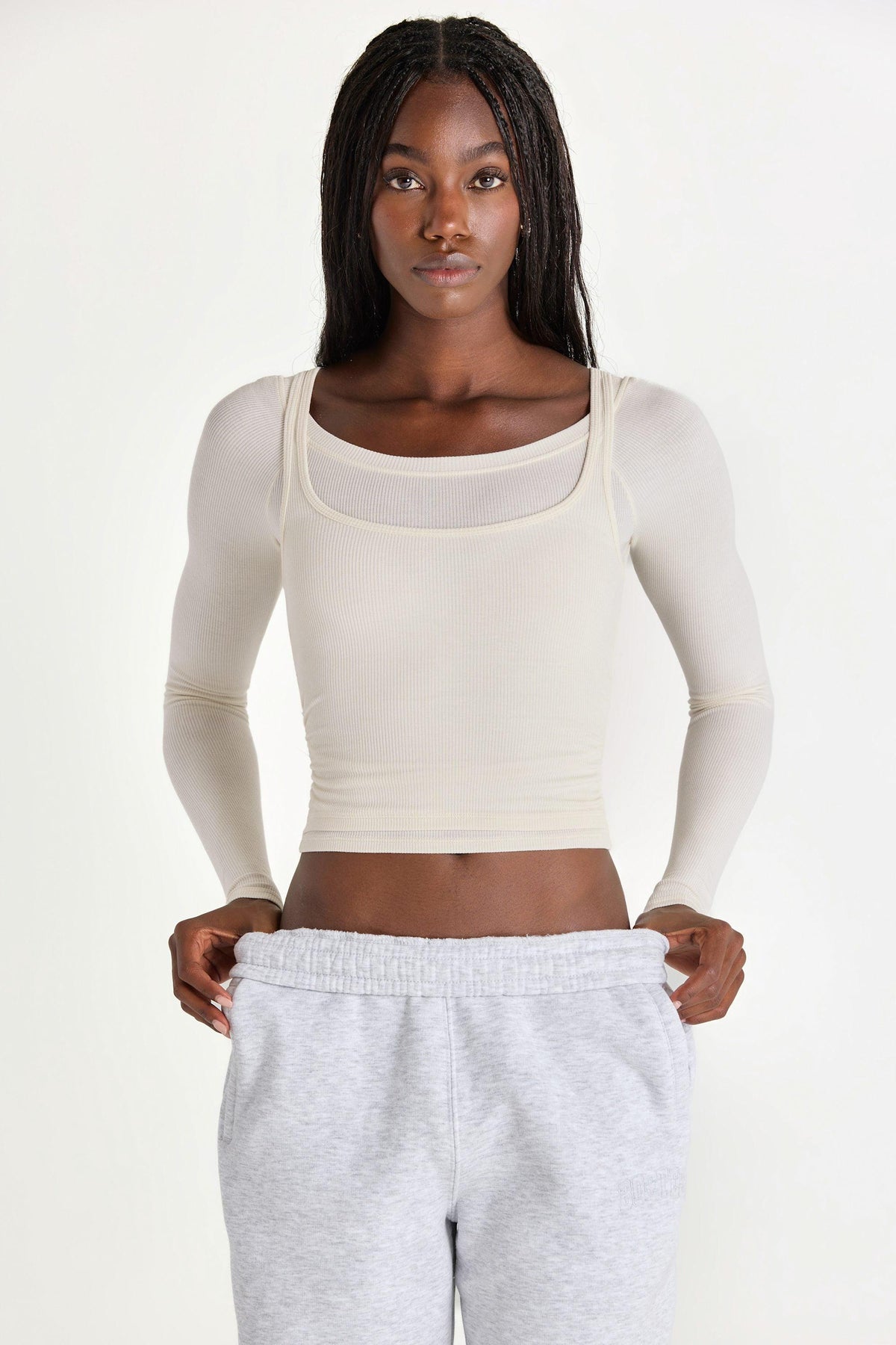 Buttercloud™ Layered Top In Coconut