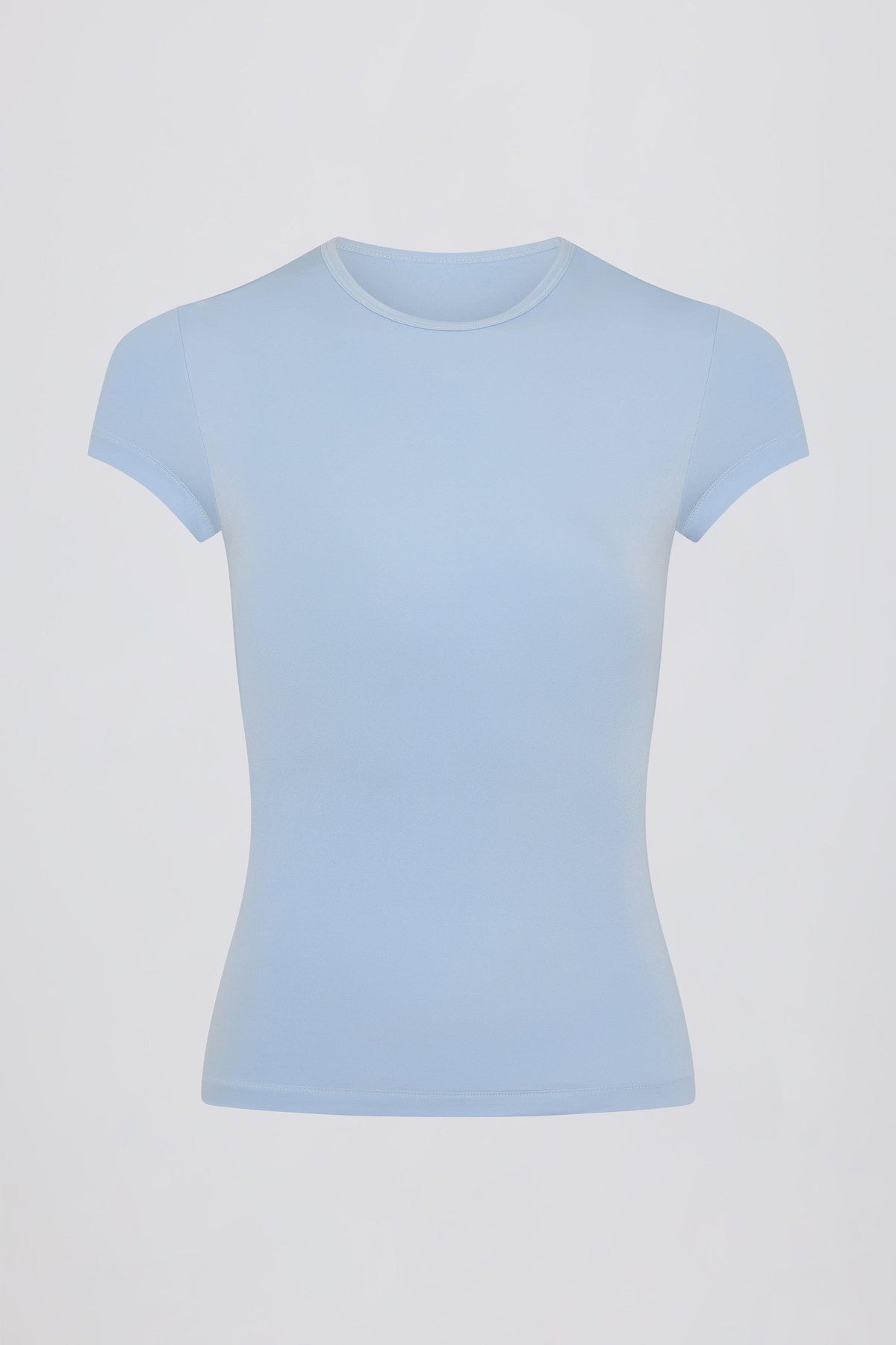 Cut-out Longline T-shirt In Sky