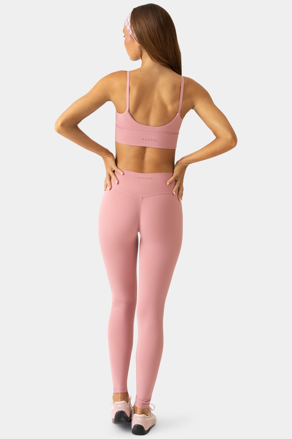 Soft Active Full-Length Leggings in Berry
