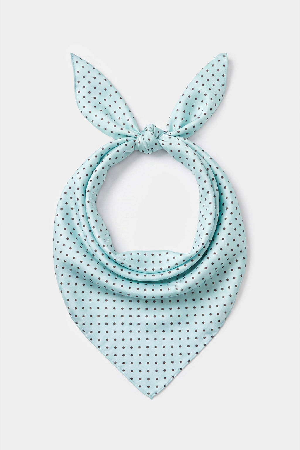 Satin Multi-way Scarf In Mint Chip