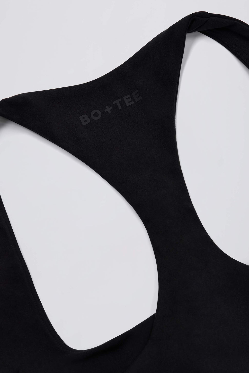 Soft Active Racerback Tank Top In Black
