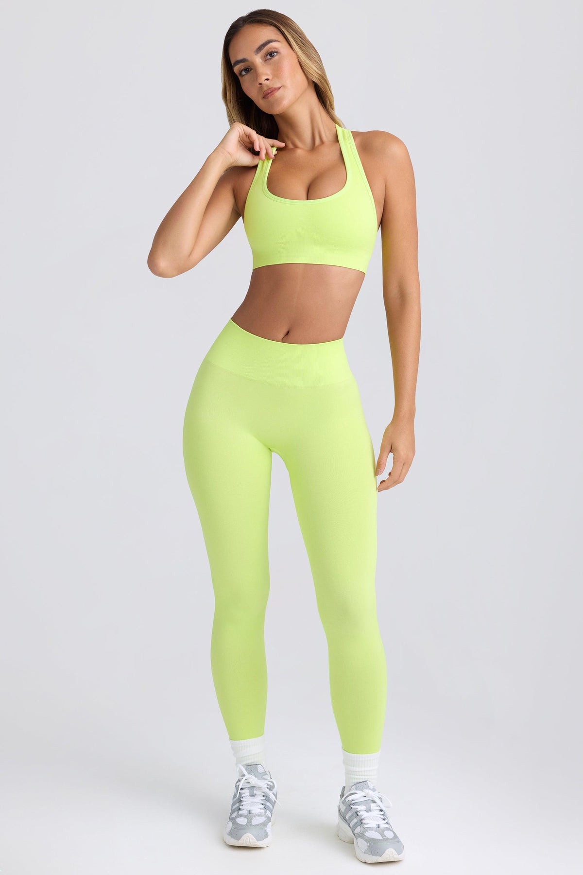 Super Sculpt Seamless Leggings In Key Lime