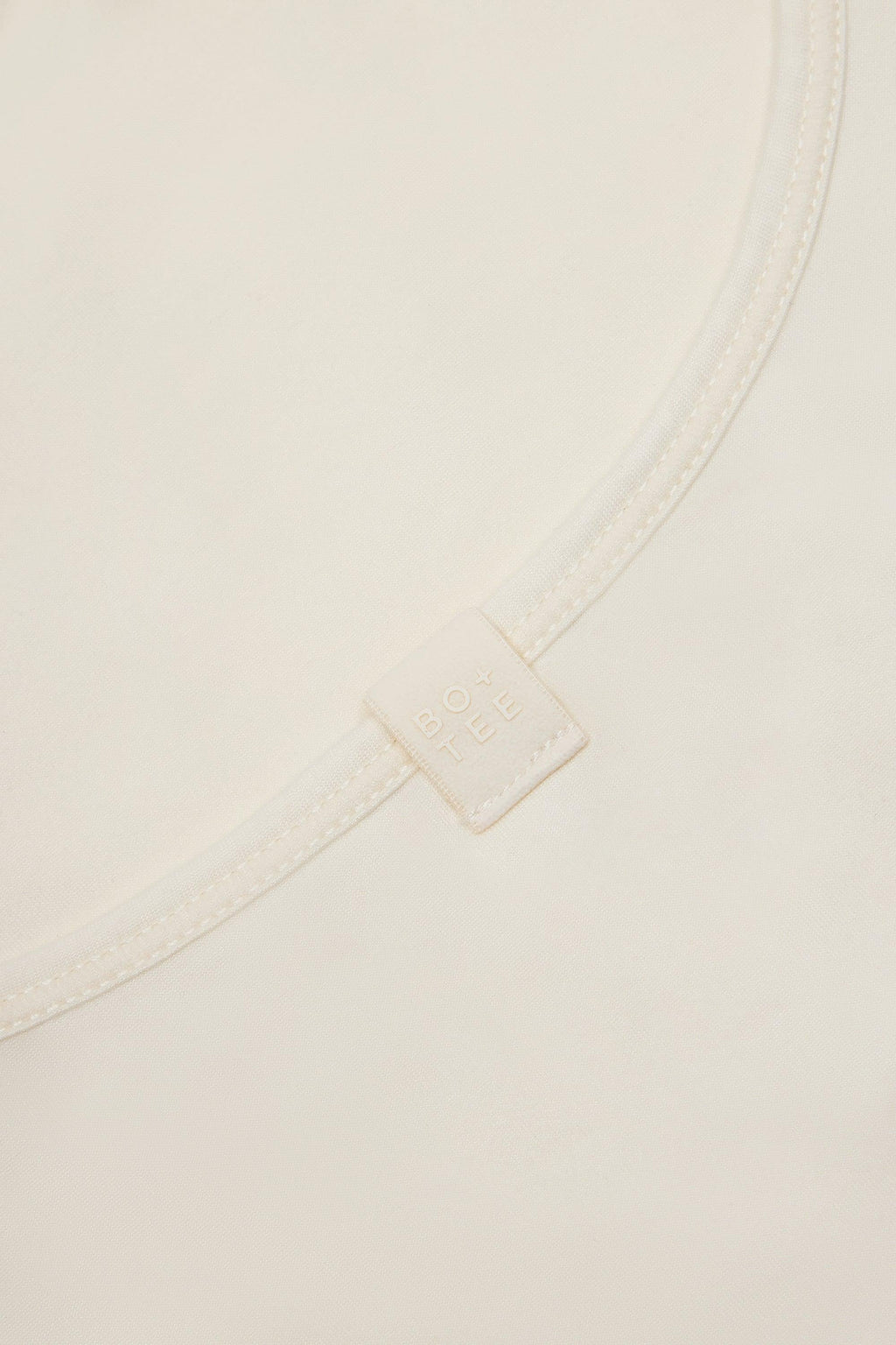 Cross-back Tank Top In Cream