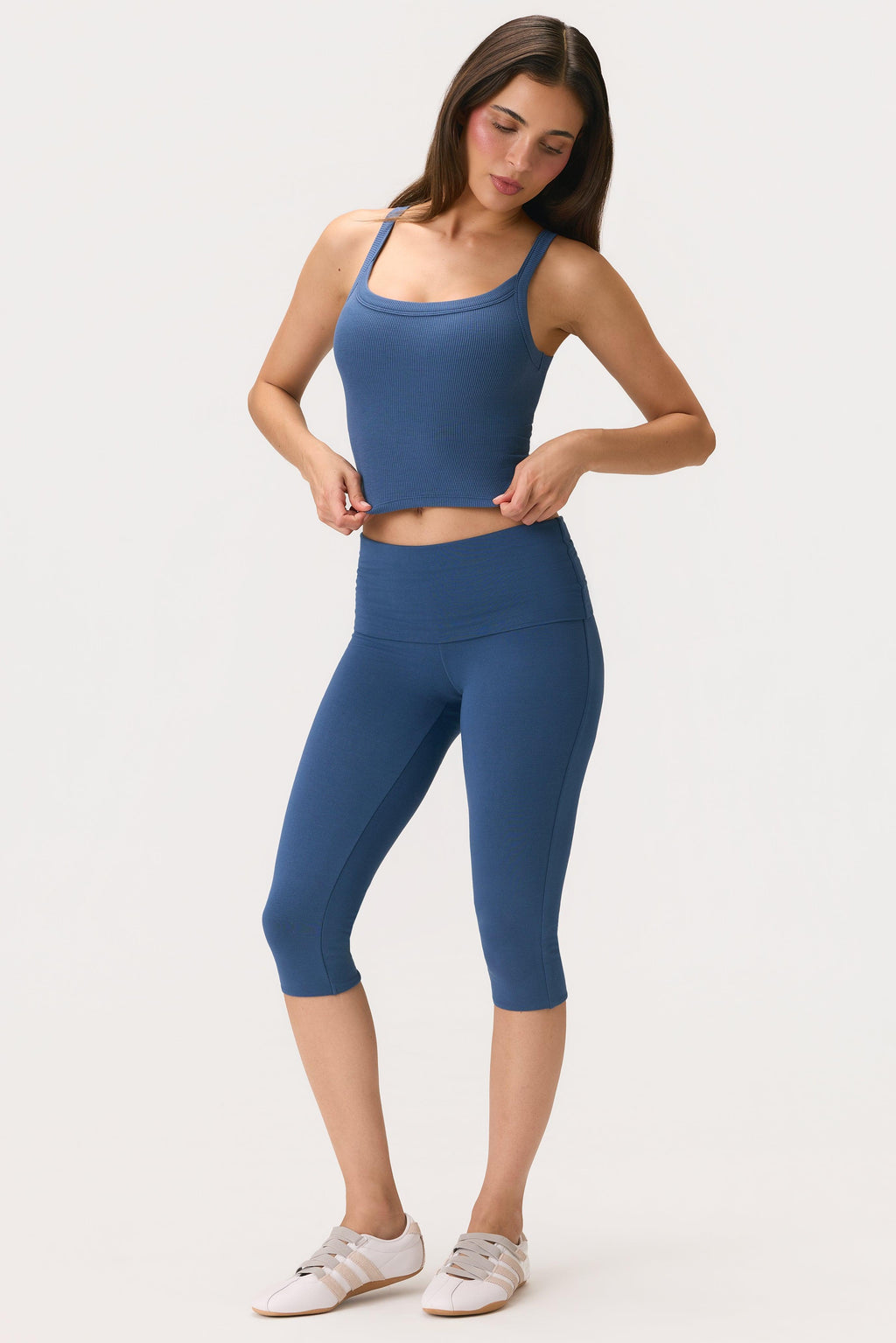 Buttercloud™ Capri Leggings In Marine
