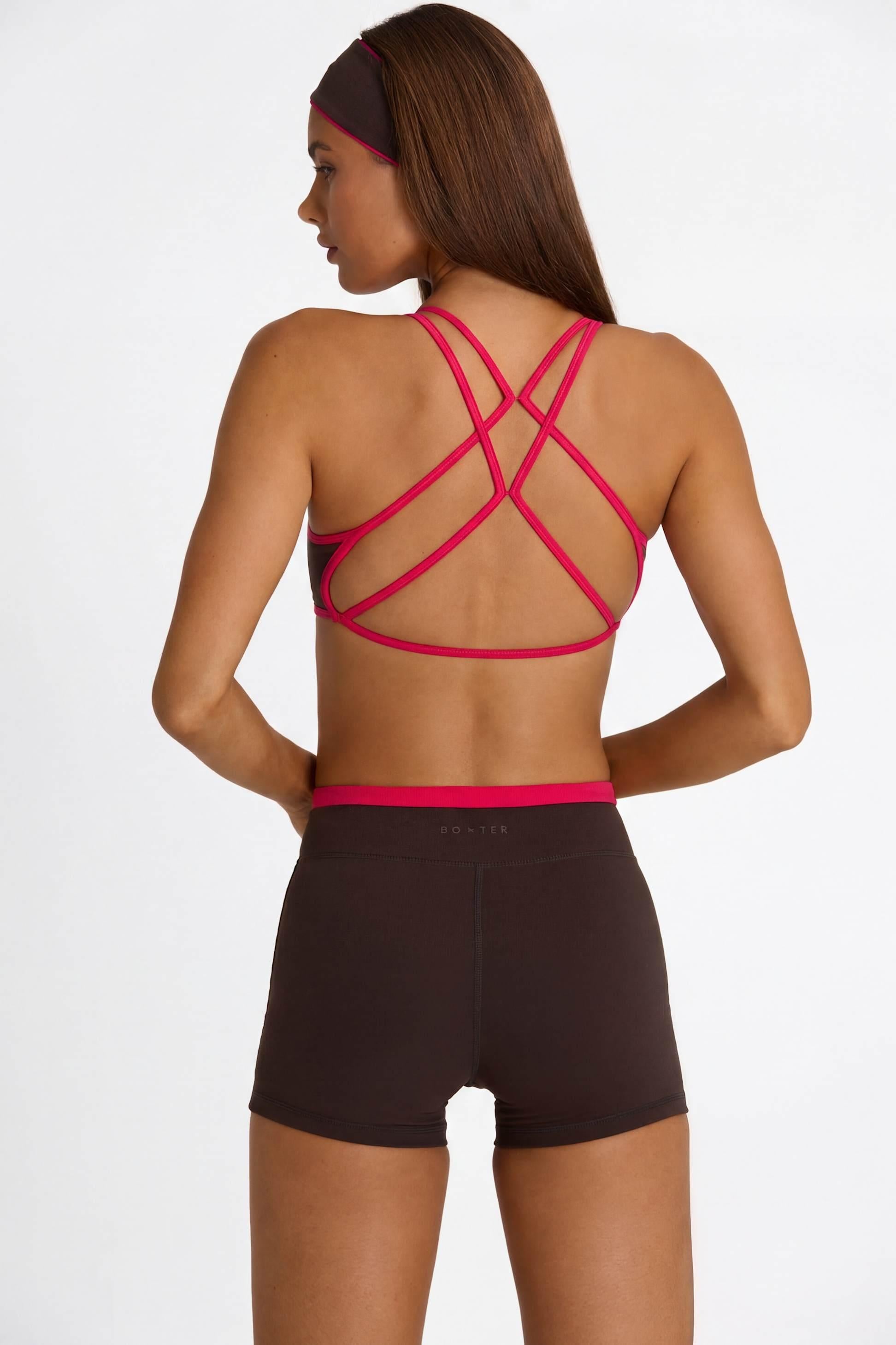Soft Active Wrap Waist Shorts In Truffle