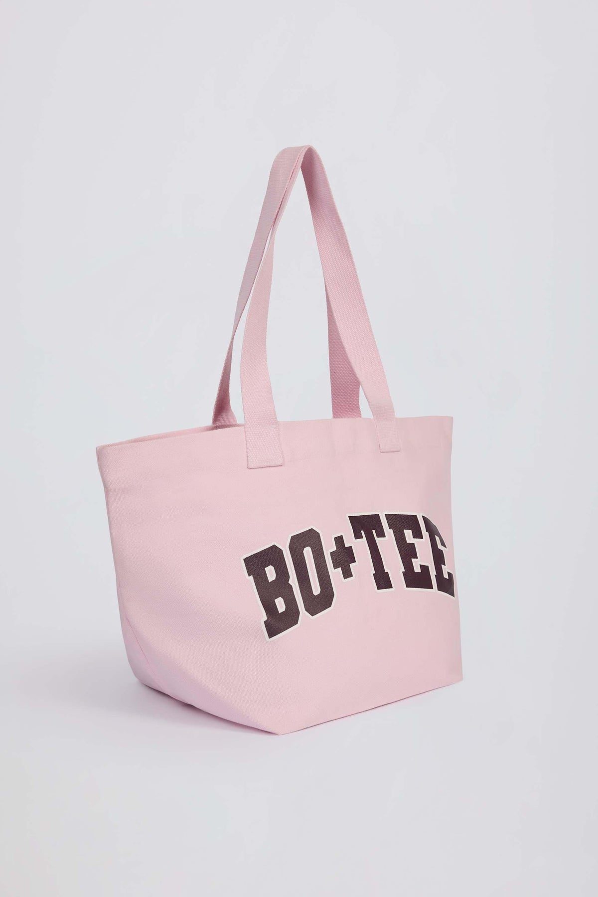 Oversized Tote Bag In Powder Pink
