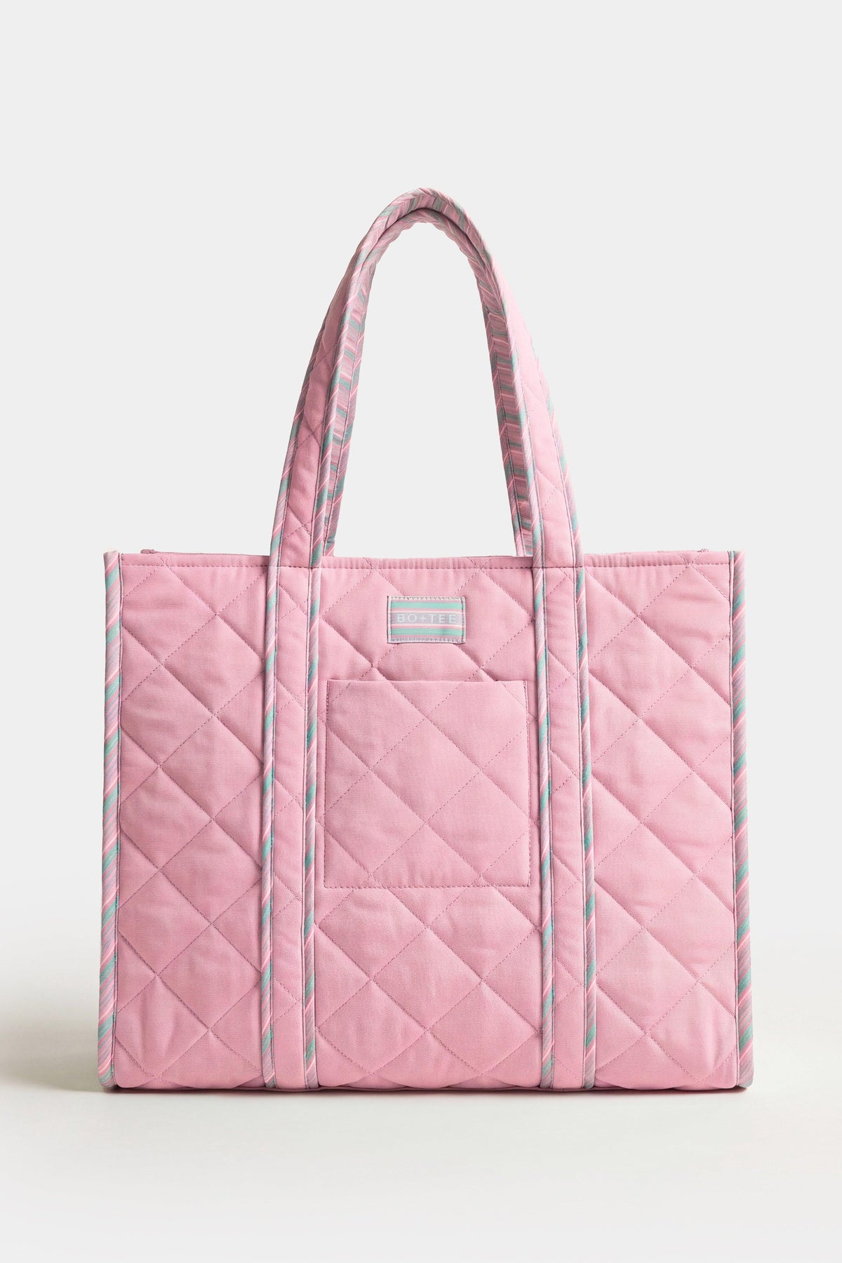 Jersey Tote Bag In Sweet Pink