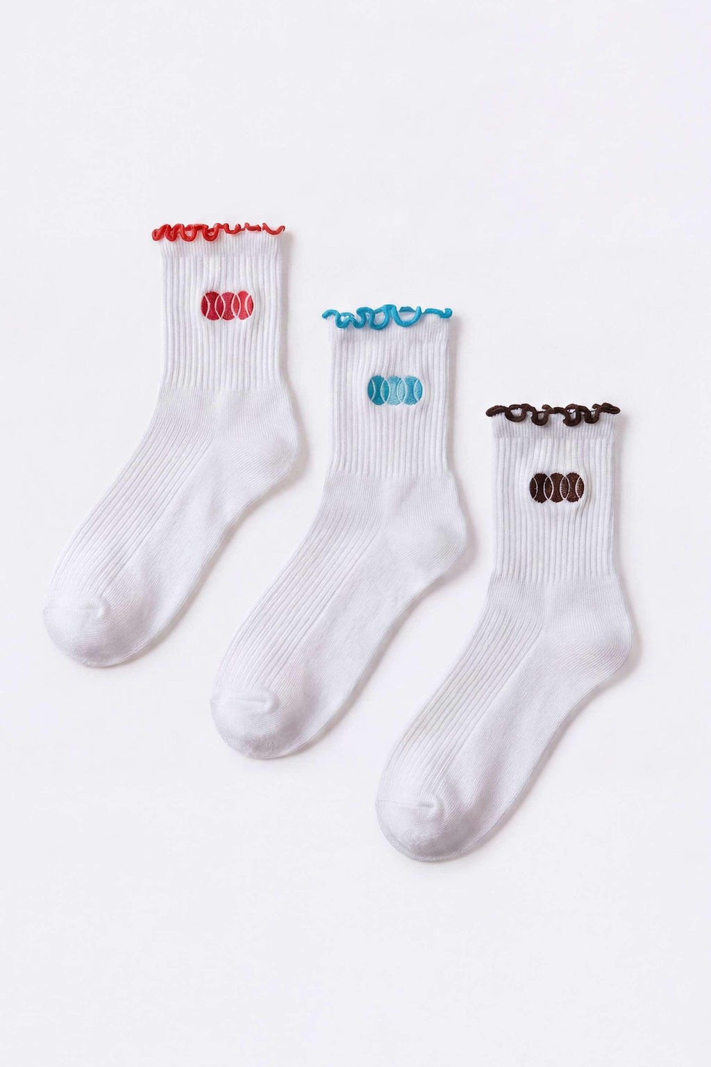 3-pack Socks Bundle In White Multi