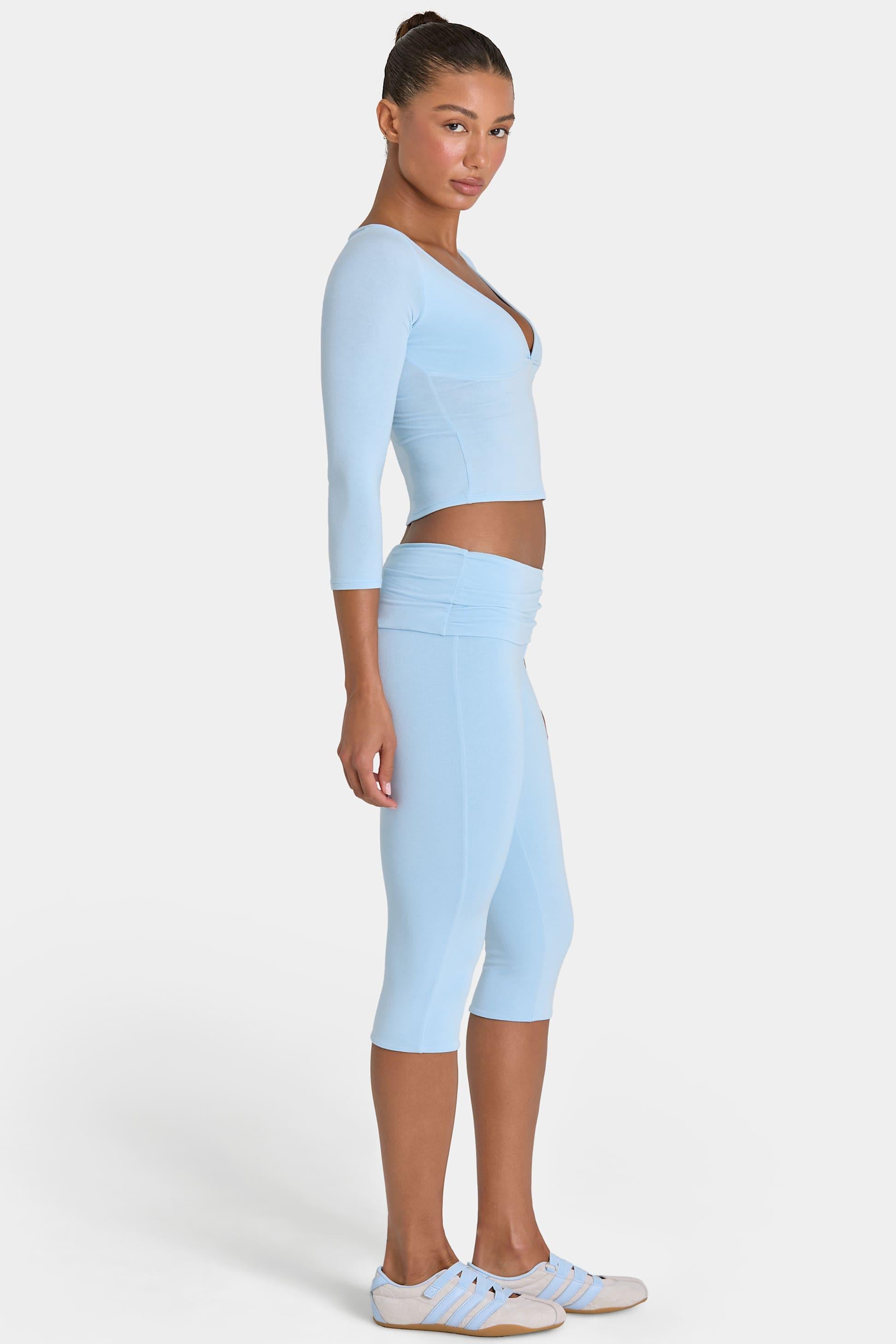 Buttercloud™ Capri Leggings In Sky